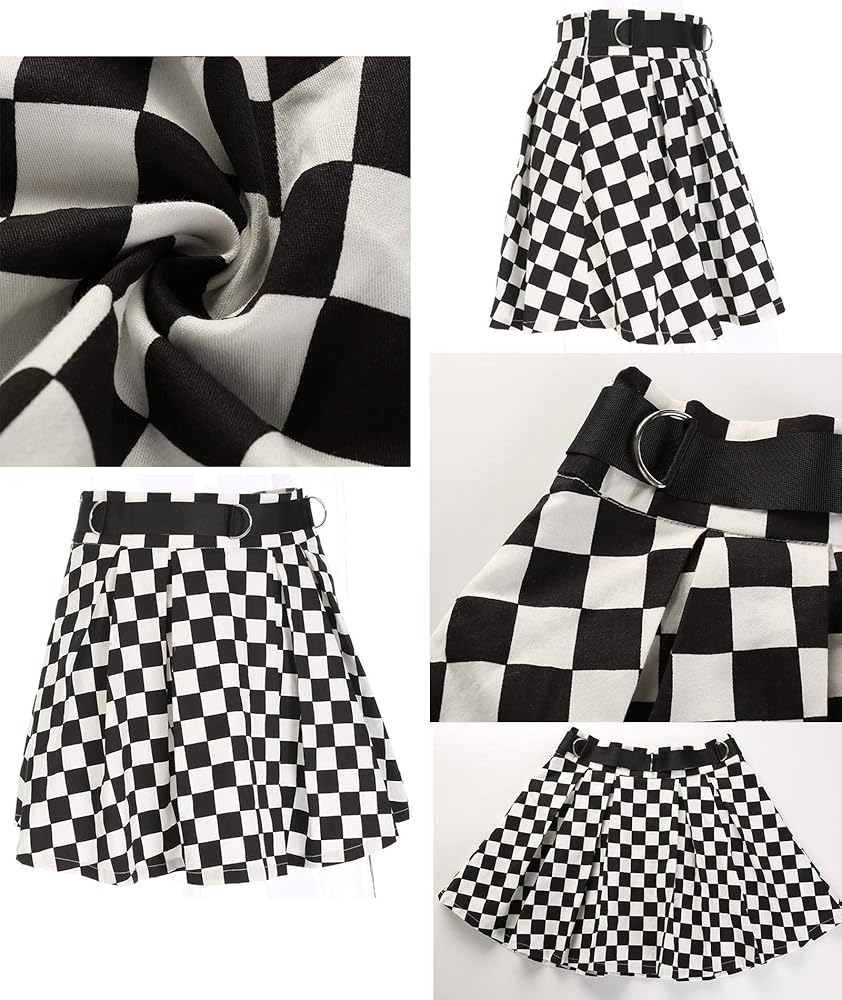 新品タグ付き And Mary lotta check mini skirt M Lotta check mini skirt